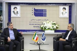 بازدید رییس صندوق نوآوری و شکوفایی از خبرگزاری ایرنا به مناسبت روز خبرنگار