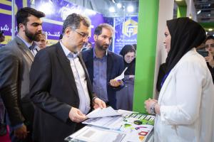 بازدید رئیس صندوق نوآوری و شکوفایی از نمایشگاه آگروفود